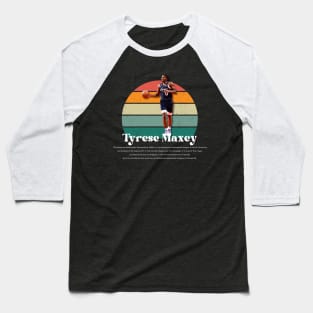 Tyrese Maxey Vintage V1 Baseball T-Shirt